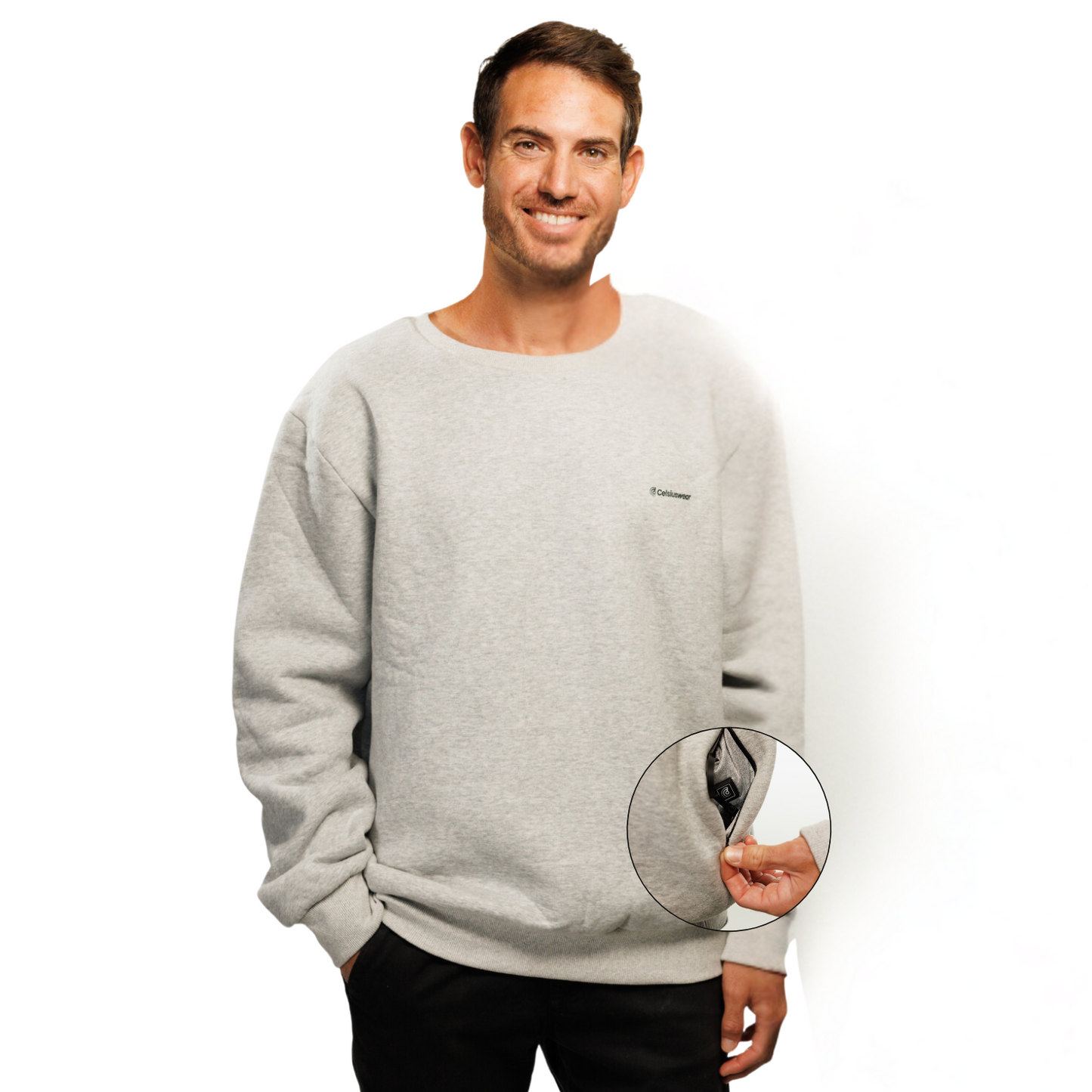 CelsiusSweater™ – Heated Sweater without Hood – Unisex